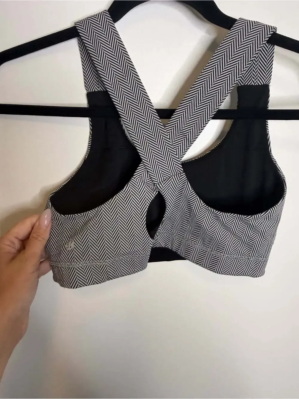 Lululemon All Sport Bra white black